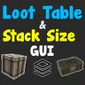 Loot Table & Stacksize