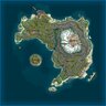 Cresis Island: ONE GRiD map